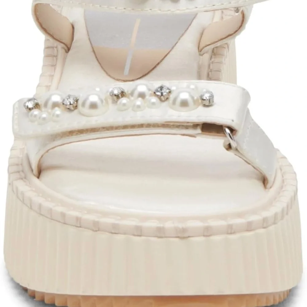 Dolce Vita Women's Debra Cream Sandals Size 7 M Good Condition - Picture 5 of 15